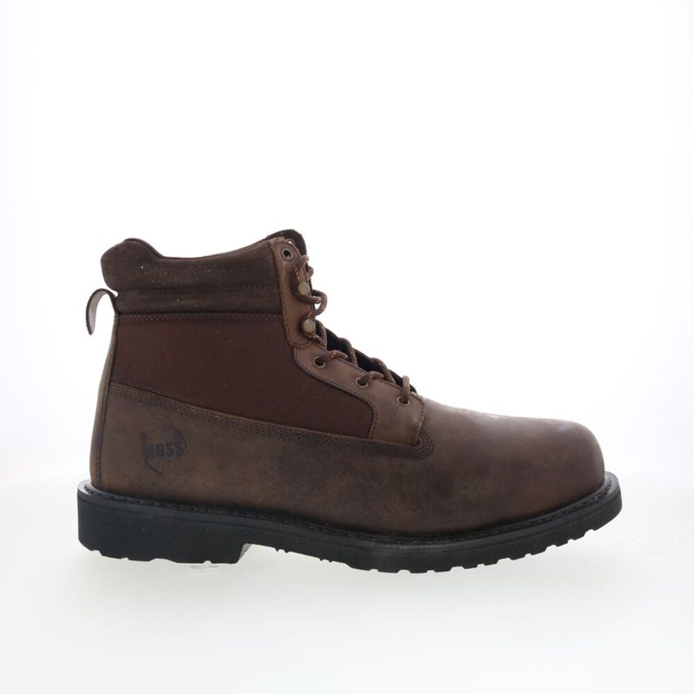 Hoss Mens Buck Pull On Brown Boots (NWT)